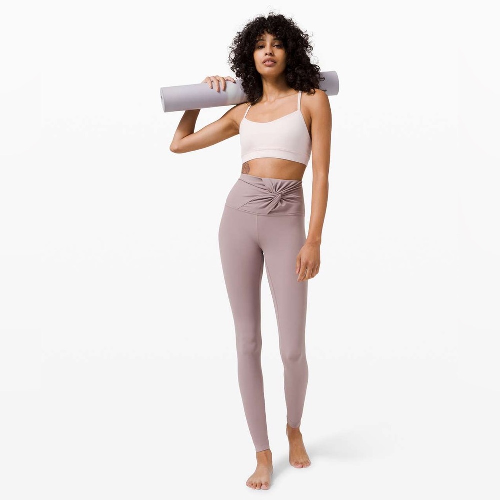 Lululemon Align™ High-Rise Twist Waist Tight 28” – Mauve (Size 2)